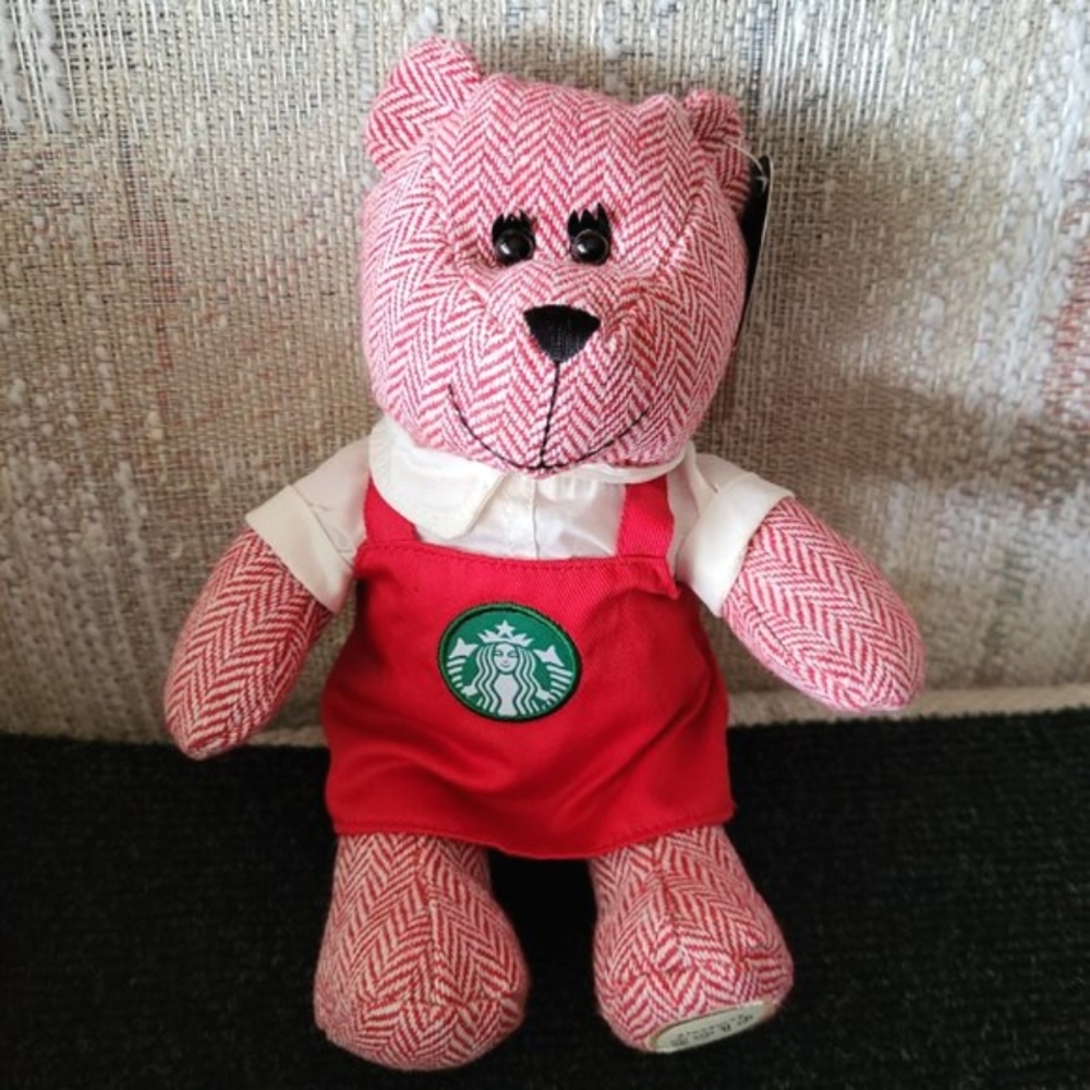 *NEW* 2016 Ltd Holiday Edition STARBUCKS BEARISTA Barista Teddy Bear Plush